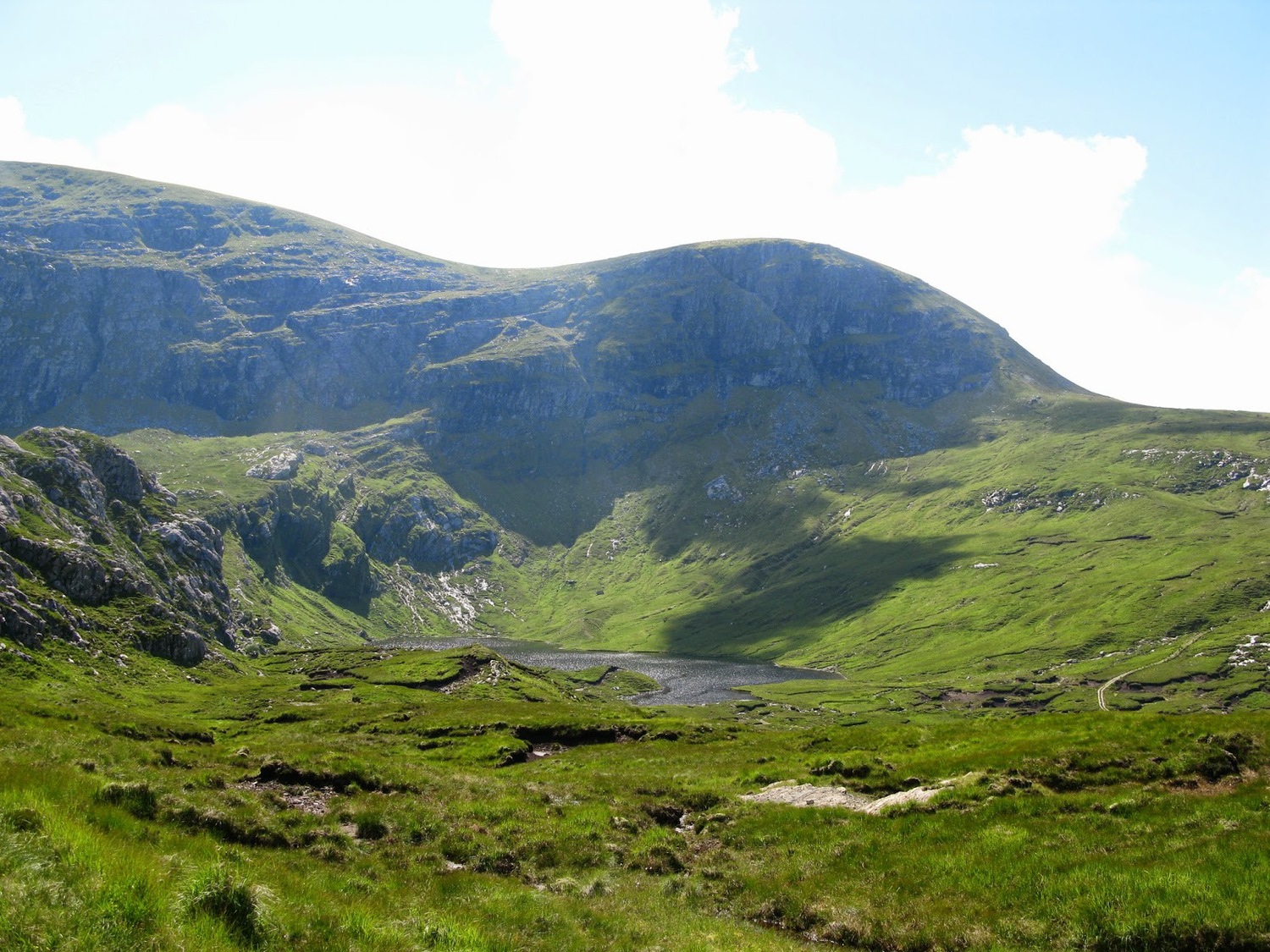 An Dubh Loch below Creagan Meall Horn